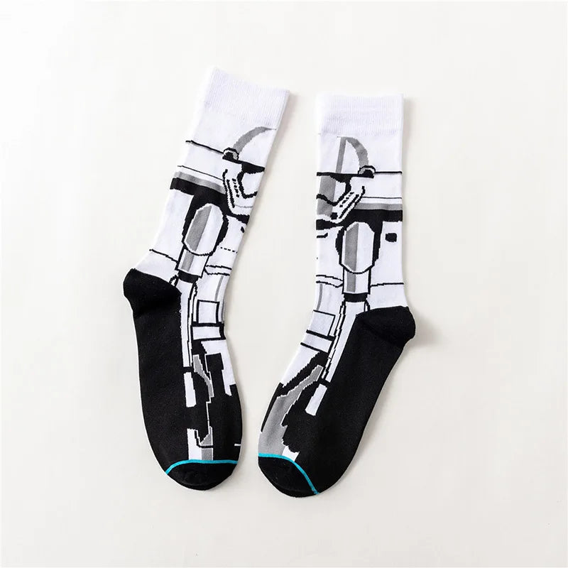 1 pair Autumn Winter Anime Socks Movie Men socks Cosplay Socks Skateboard sock Long Casual versatile Novelty Women's Socks 37-45