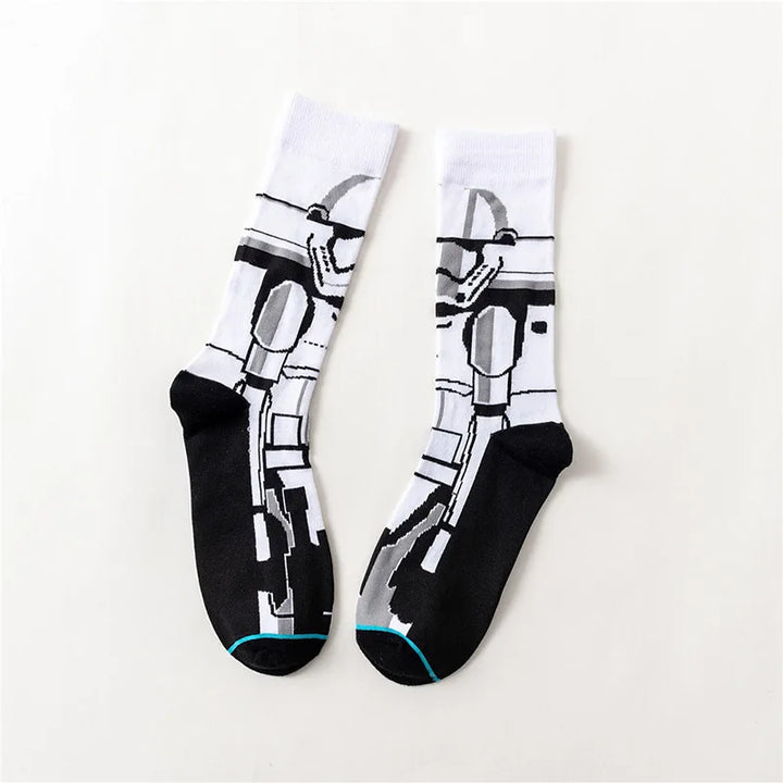 1 pair Autumn Winter Anime Socks Movie Men socks Cosplay Socks Skateboard sock Long Casual versatile Novelty Women's Socks 37-45