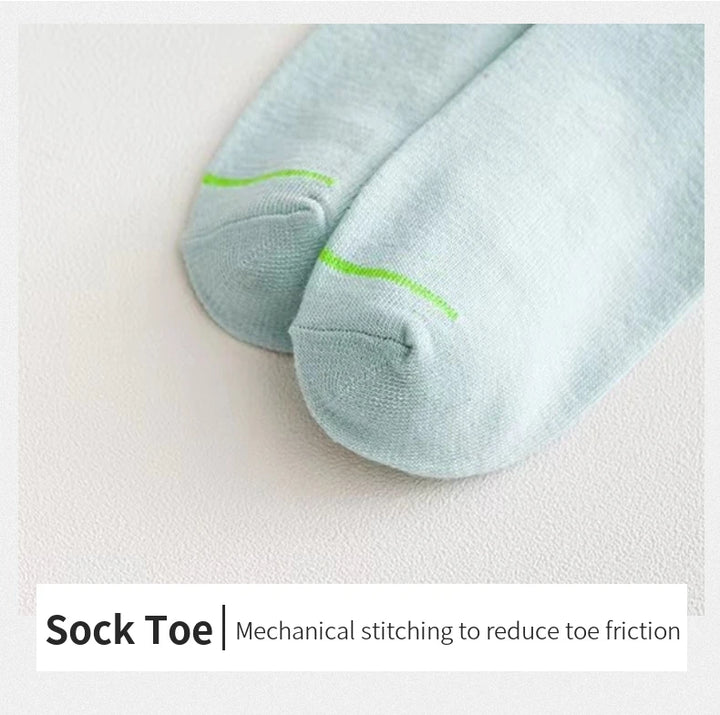 5 Pairs Cute Expression Print Socks, Comfy & Funny All-match Mid Tube Socks, Women's Stockings & Hosiery