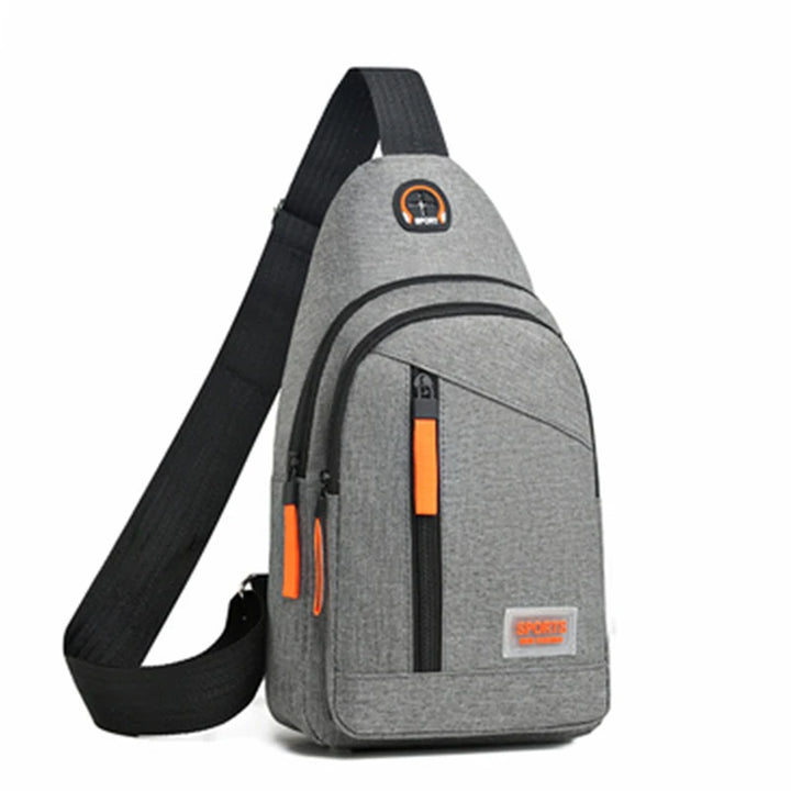 Unisex square bag, men's and women's new chest bag, single shoulder crossbody bag, chest crossbody bag, fashionable and versatil