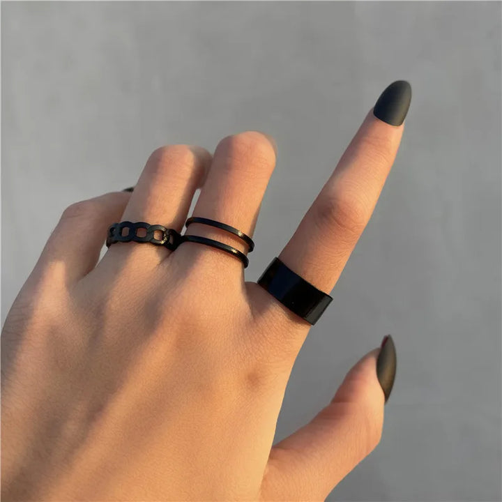 Silver Crystal Rings