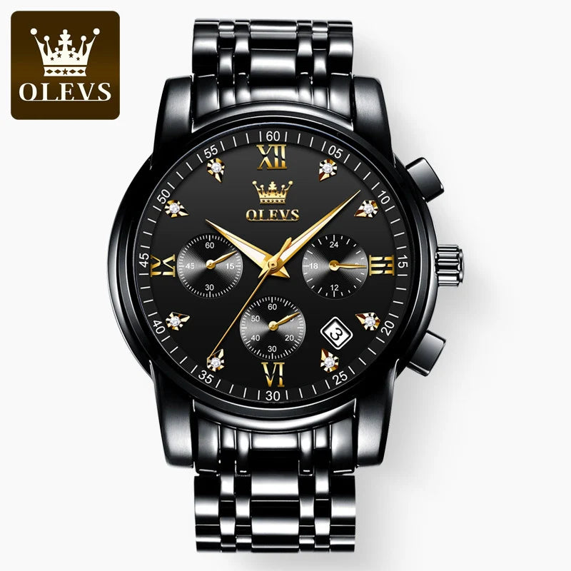 OLEVS Business Watch – Luminous Quartz Chronograph for Men