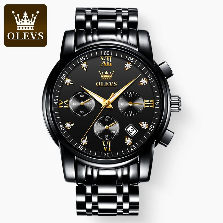 OLEVS Business Watch – Luminous Quartz Chronograph for Men