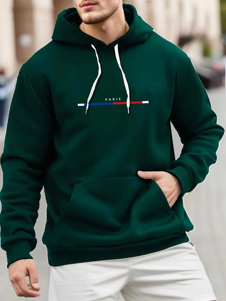 Paris Print Hoodie Tee