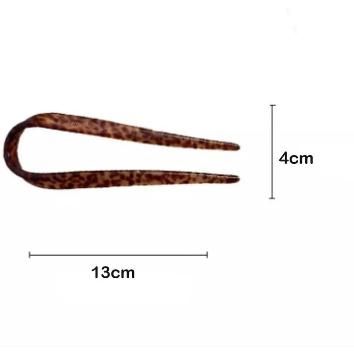 Hairstyle Tool Hair Accessories Hair Fork U-Shaped Headbands Hair Sticks Acetate Headwear Hairpin for Women/Girls