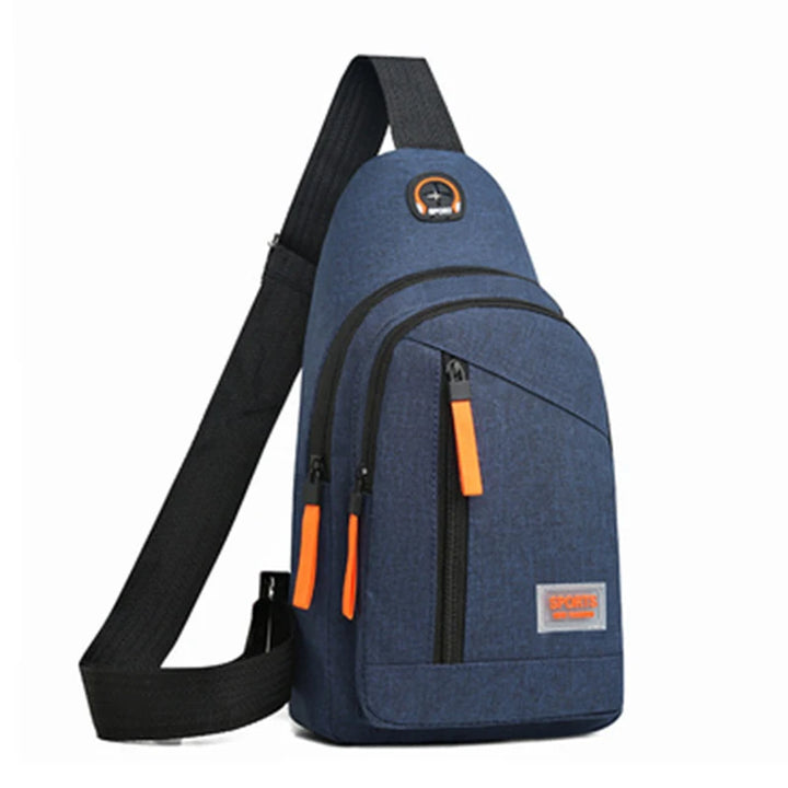 Unisex square bag, men's and women's new chest bag, single shoulder crossbody bag, chest crossbody bag, fashionable and versatil