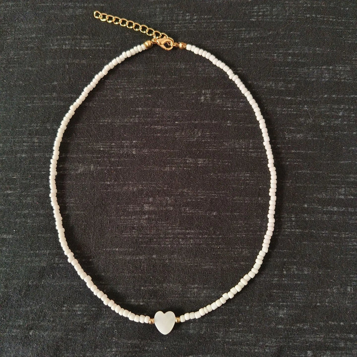 Handmade Moon Bead Necklace
