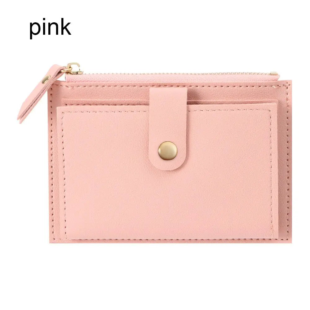 Cute Mini PU Leather Wallet – Coin Purse & Card Holder