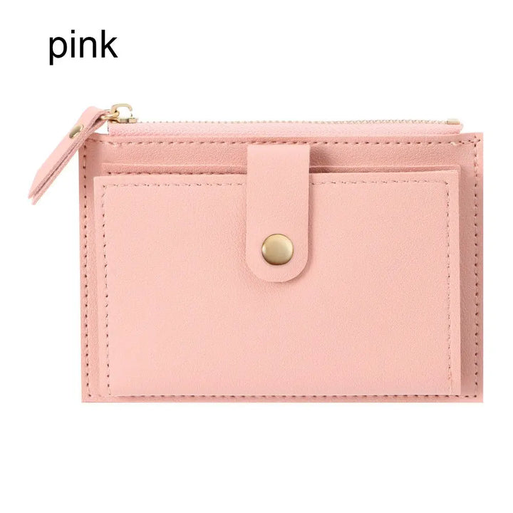 Cute Mini PU Leather Wallet – Coin Purse & Card Holder