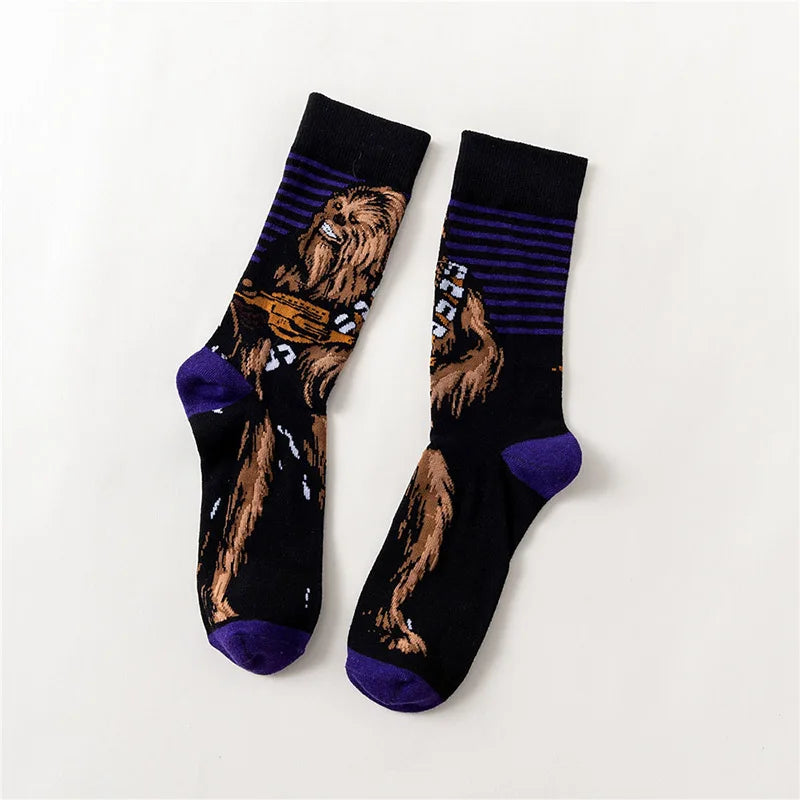 1 pair Autumn Winter Anime Socks Movie Men socks Cosplay Socks Skateboard sock Long Casual versatile Novelty Women's Socks 37-45