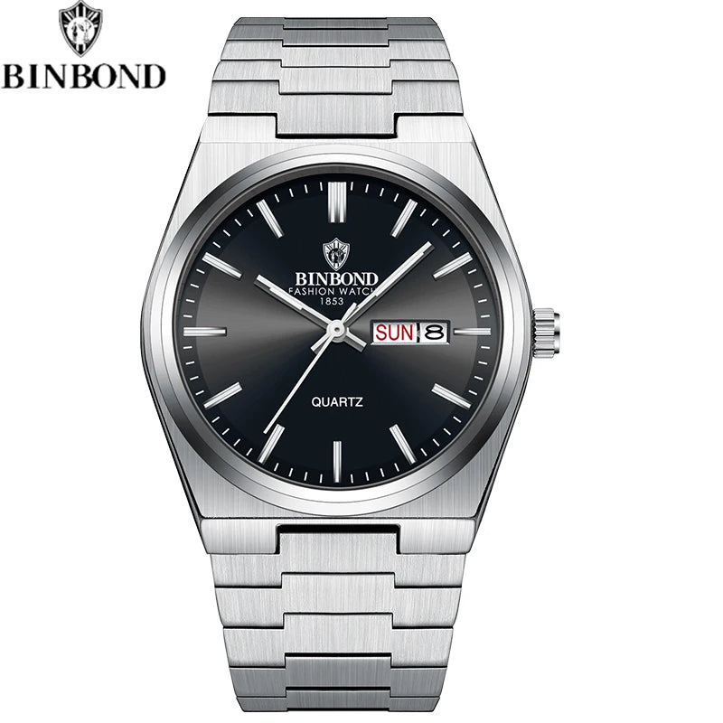BINBOND Men's Business Quartz Watch