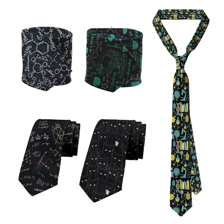 Creative Mathematical Formula Tie – Science & Business Accessories