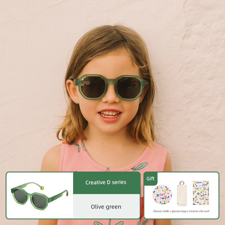 Olivioco Creative Parent-Child Eye Protection Men's and Women's Sunglasses