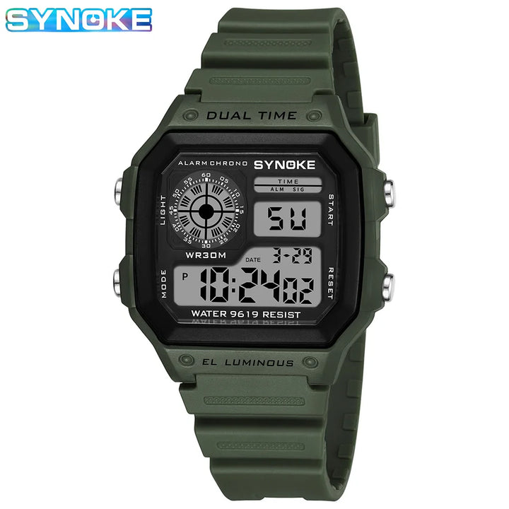 Synoke LED Watch – Waterproof Multifunction for Outdoor & Running