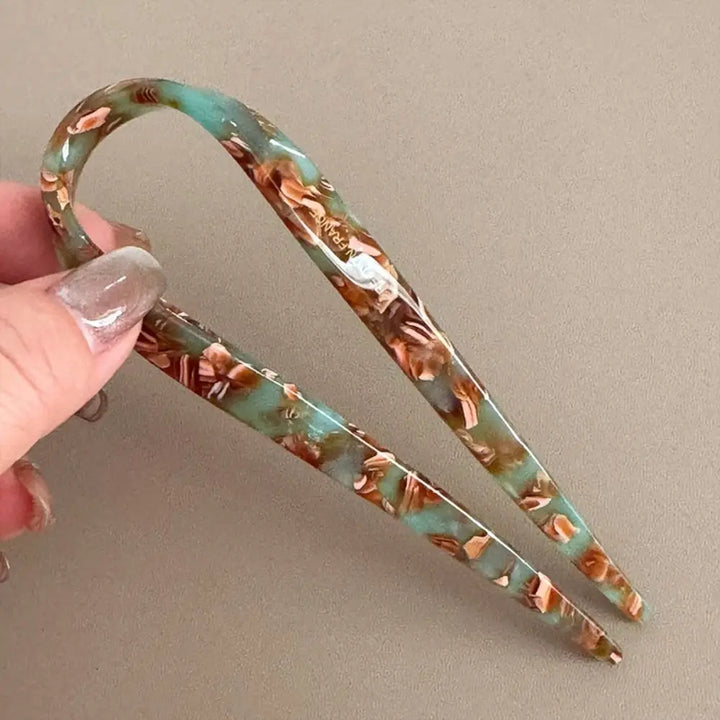 Hairstyle Tool Hair Accessories Hair Fork U-Shaped Headbands Hair Sticks Acetate Headwear Hairpin for Women/Girls