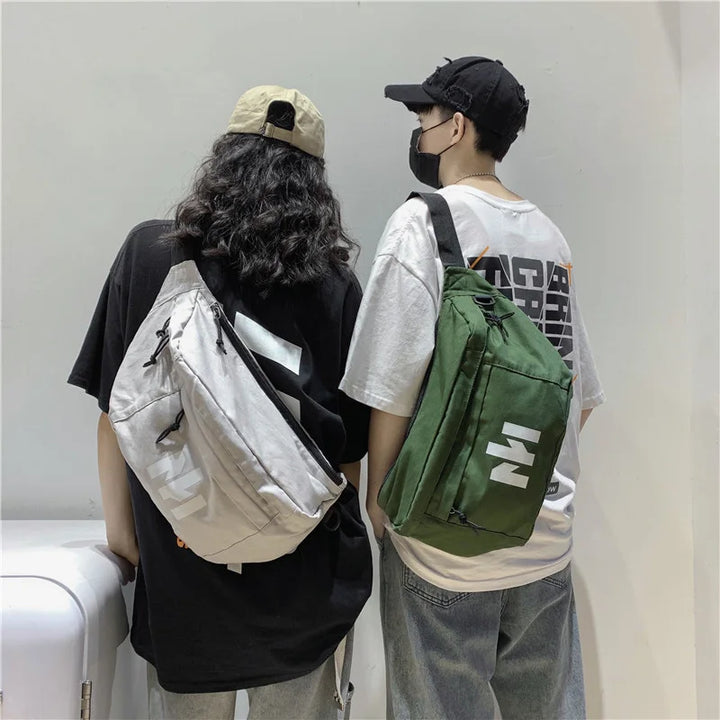 Unisex Fanny Pack – Large Capacity Waist & Chest Bag for Travel & Street Trend
