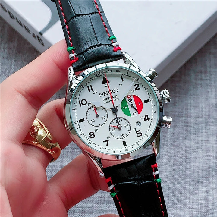 Classic Men's Leather Quartz Watch