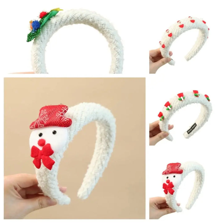 Fashion Hair Accessories Christmas Headband Xmas Merry Chritmas Santa Claus Hair Hoop Headpiece Hairband Antler Hair Hoop Party