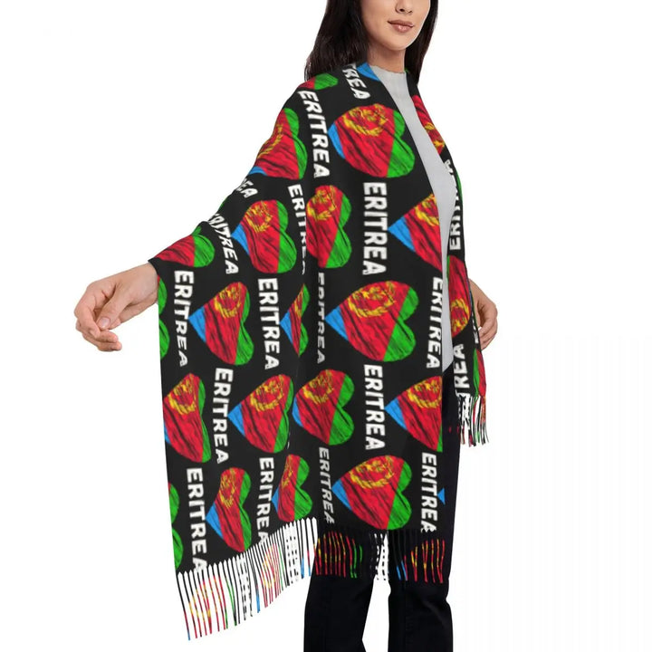 Eritrean Pride Scarf – Custom Bufanda & Holiday Wrap