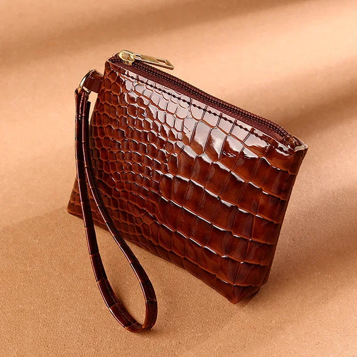 Solid Color Coin Purse – PU Leather Mini Wallet with Zipper for Women & Girls