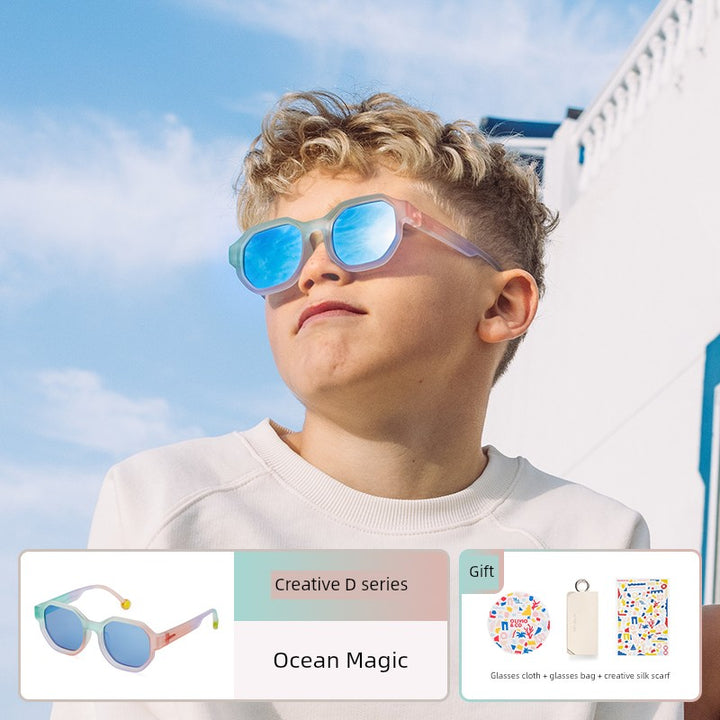 Olivioco Creative Parent-Child Eye Protection Men's and Women's Sunglasses