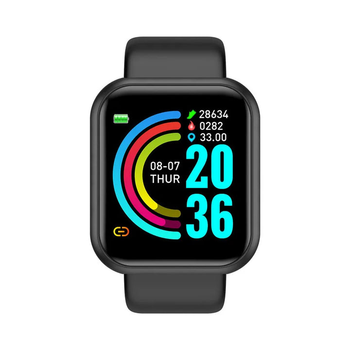 Bluetooth Smartwatch – Digital Fitness & Sleep Monitor for Men & Women