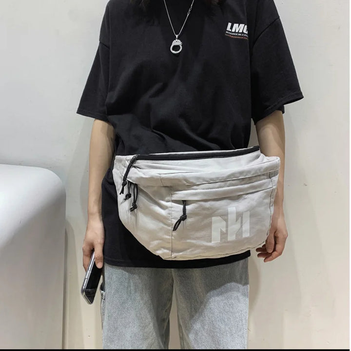 Unisex Fanny Pack – Large Capacity Waist & Chest Bag for Travel & Street Trend