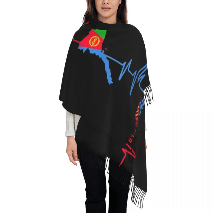 Eritrean Pride Scarf – Custom Bufanda & Holiday Wrap