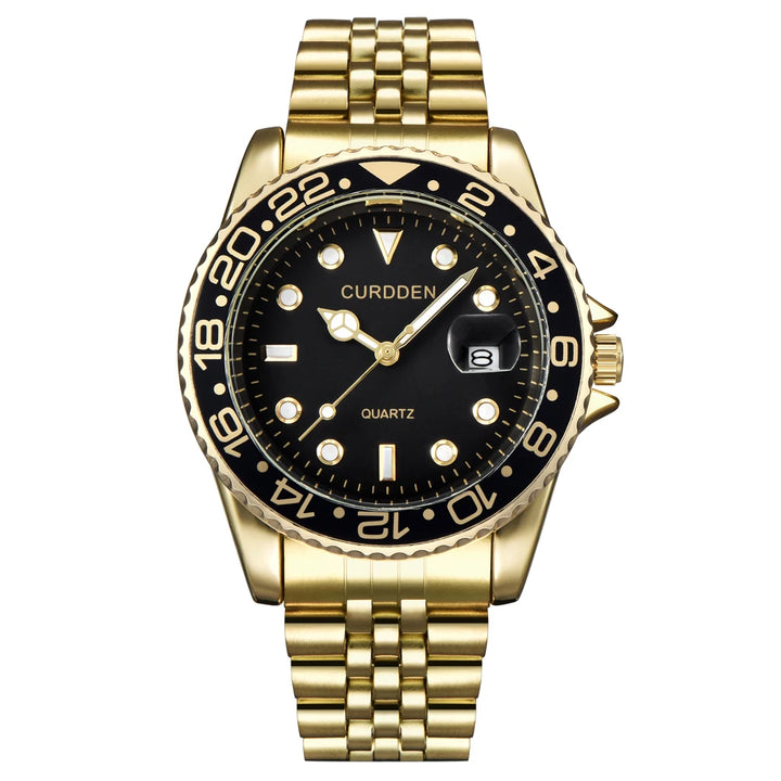 Stainless Steel Band Quartz Watch for Men