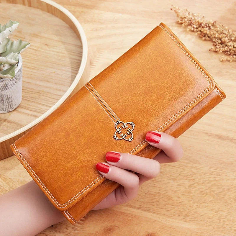 Luxury PU Leather Handbag – Women’s Wallet with Coin Pocket