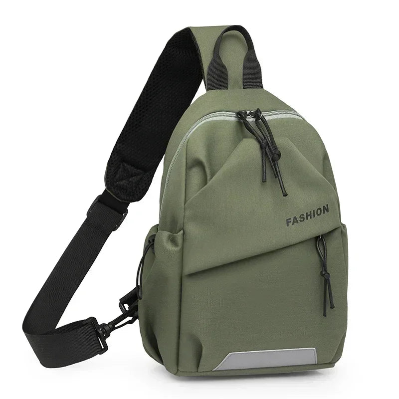 Unisex Stylish Nylon Crossbody Bag Fashionable Chest Pack Shoulder Bag for Everyday Use