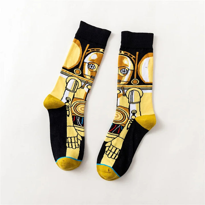 1 pair Autumn Winter Anime Socks Movie Men socks Cosplay Socks Skateboard sock Long Casual versatile Novelty Women's Socks 37-45