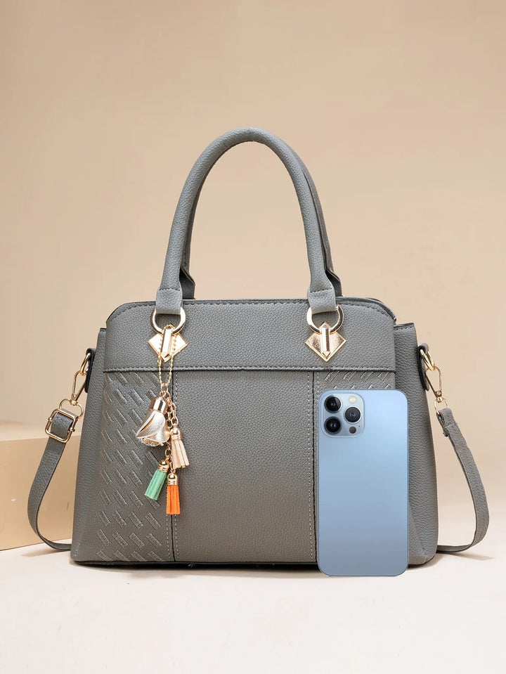 Fashionable Embroidered Handbag for Women, Crossbody, Flow, Su, Large Capacity Women's Shoulder Bag