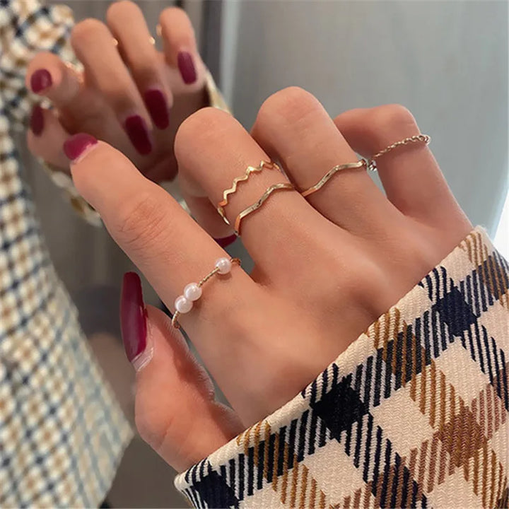 Silver Crystal Rings