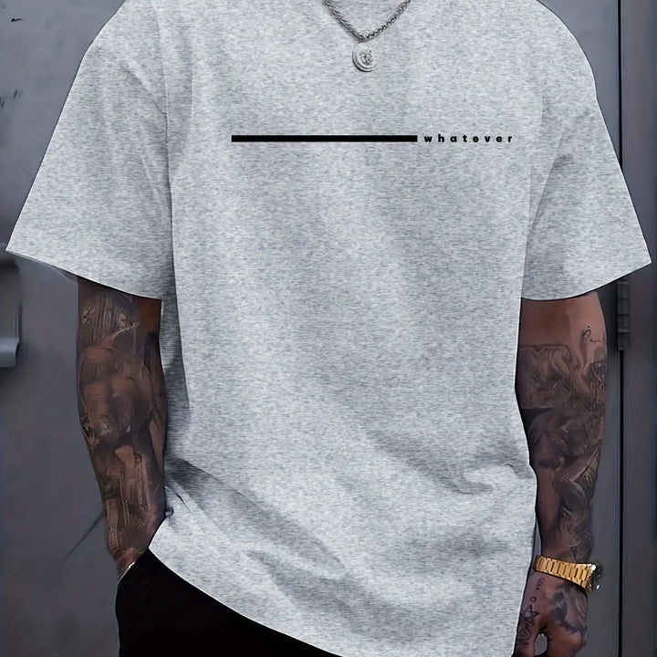 Whatever Print Cotton T-Shirt