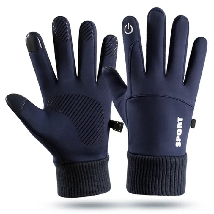 Gloves Waterproof Windproof Cold Resistant Warm Gloves Full finger gloves winter padded Touch Screen Outdoor Riding Gloves