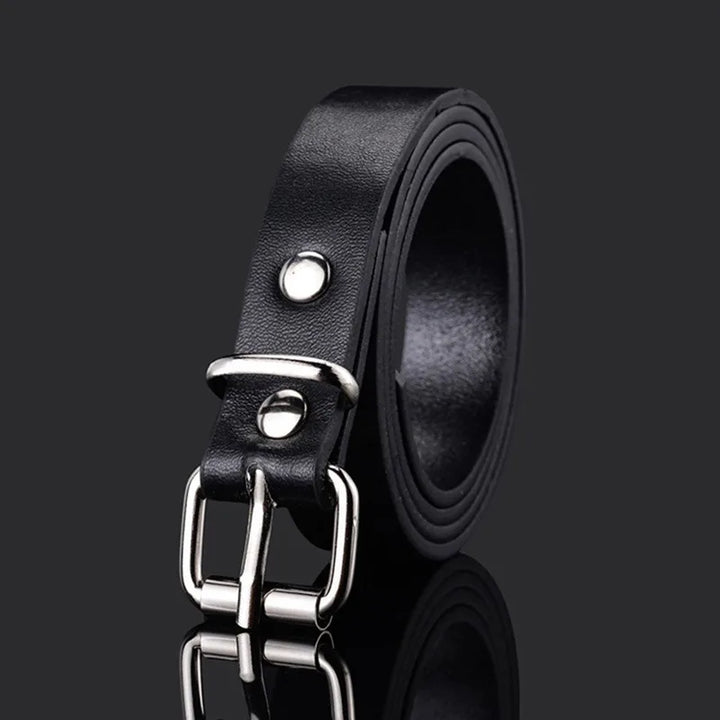 Children PU Leather Belts Boys Girls Kid Waist Strap Waistband Metal Buckle For Jeans Pants Trousers Dress Adjustable Belt