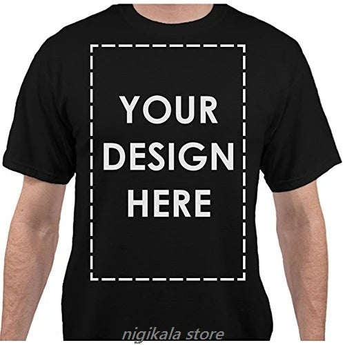Custom Text Men's T-Shirt