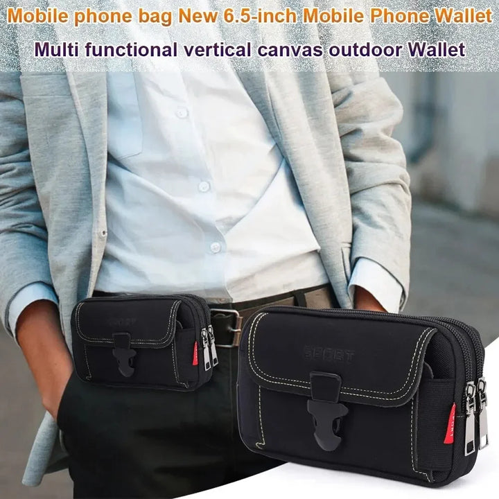 Rugged Waist Phone Bag – Unisex Tactical Belt Pack