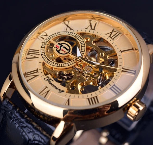 LuxTime™ – Men’s Fully Automatic Mechanical Watch