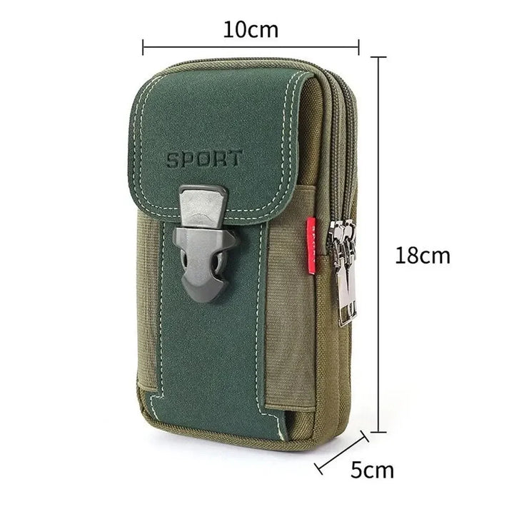 Rugged Waist Phone Bag – Unisex Tactical Belt Pack