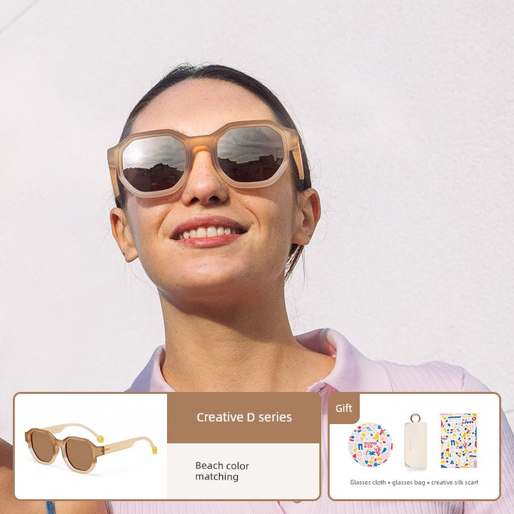 Olivioco Creative Parent-Child Eye Protection Men's and Women's Sunglasses