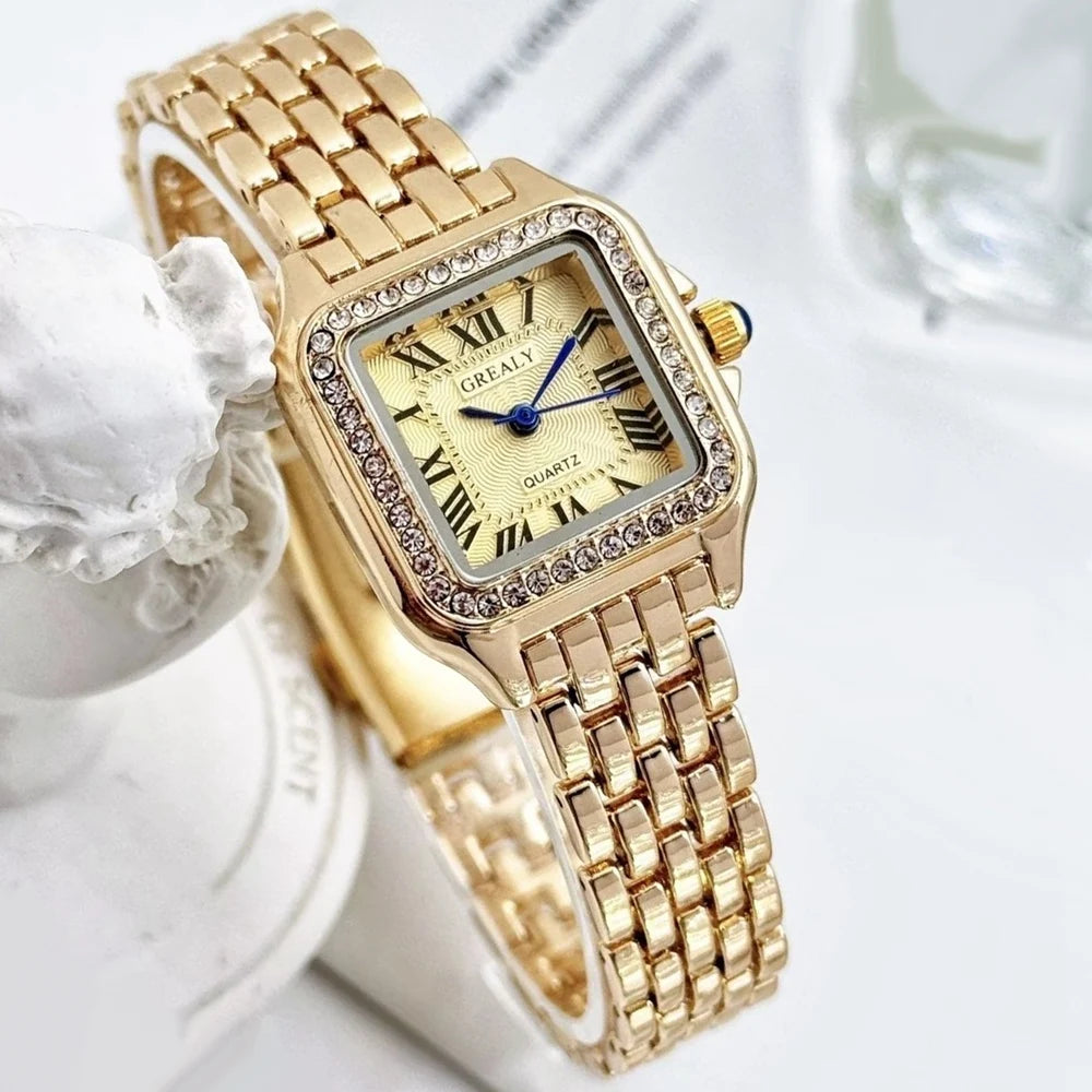 Fashion Square Quartz Watch for Women