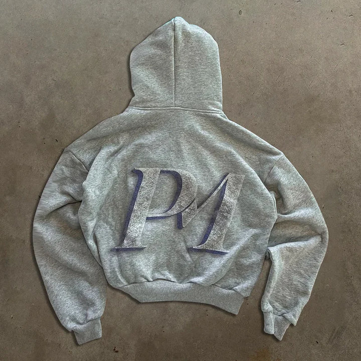 Y2K Retro Print Hoodie