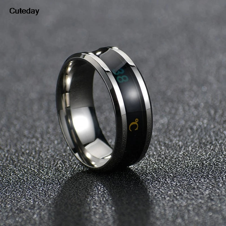 AuraTemp™ – Waterproof Mood Ring for Men & Women