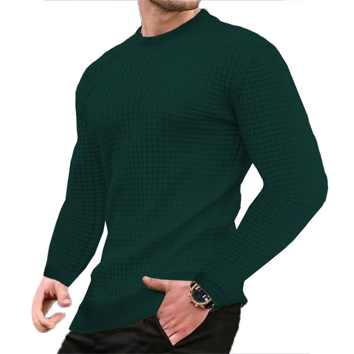 Men's Waffle Check Hoodie
