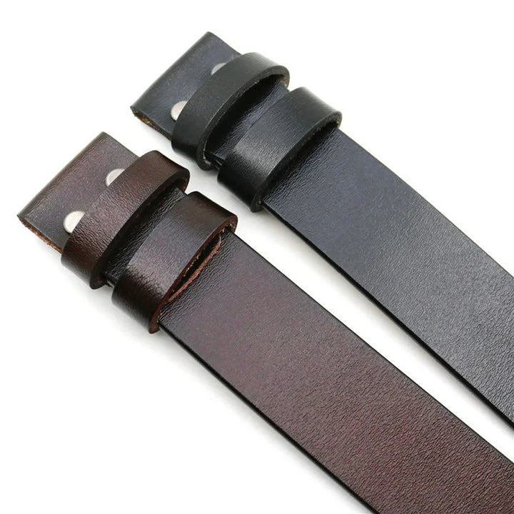 Luxury Brand Designer Men Belts Genuine Leather Black Brown Waist Strap with Prints Buckle Head