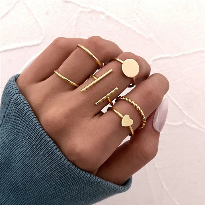 Silver Crystal Rings