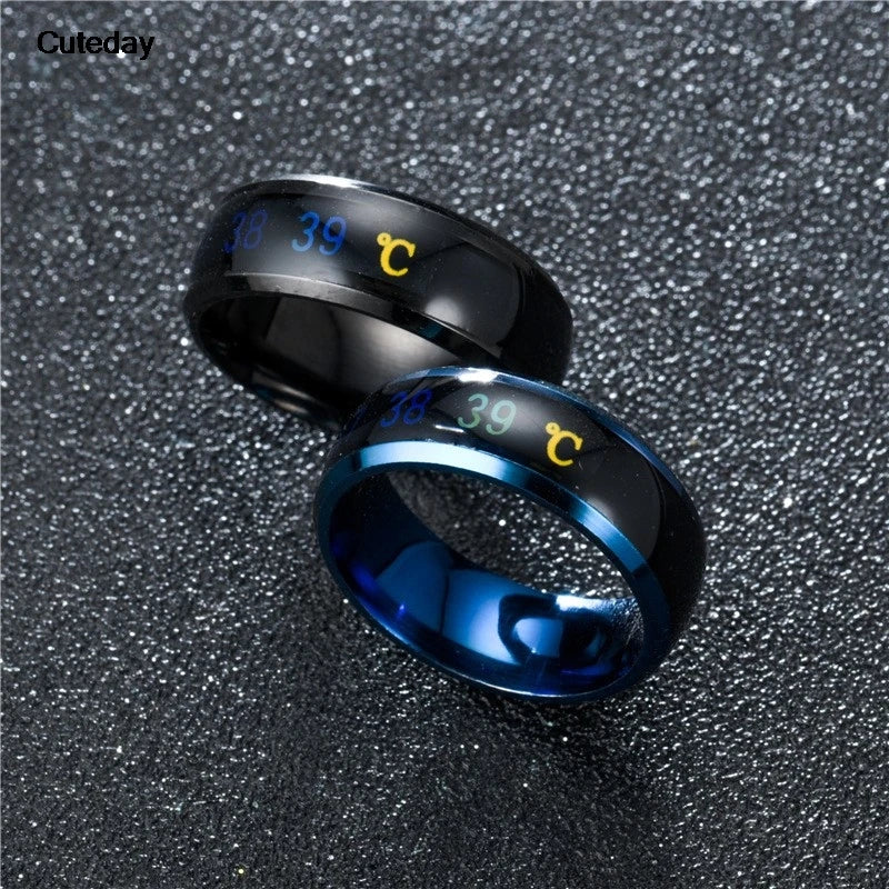 AuraTemp™ – Waterproof Mood Ring for Men & Women