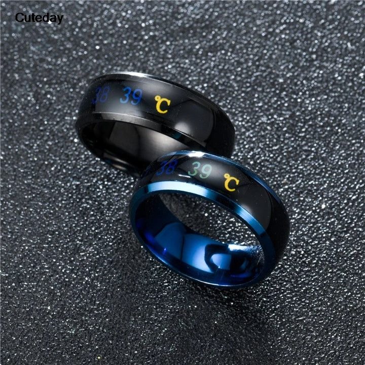 AuraTemp™ – Waterproof Mood Ring for Men & Women